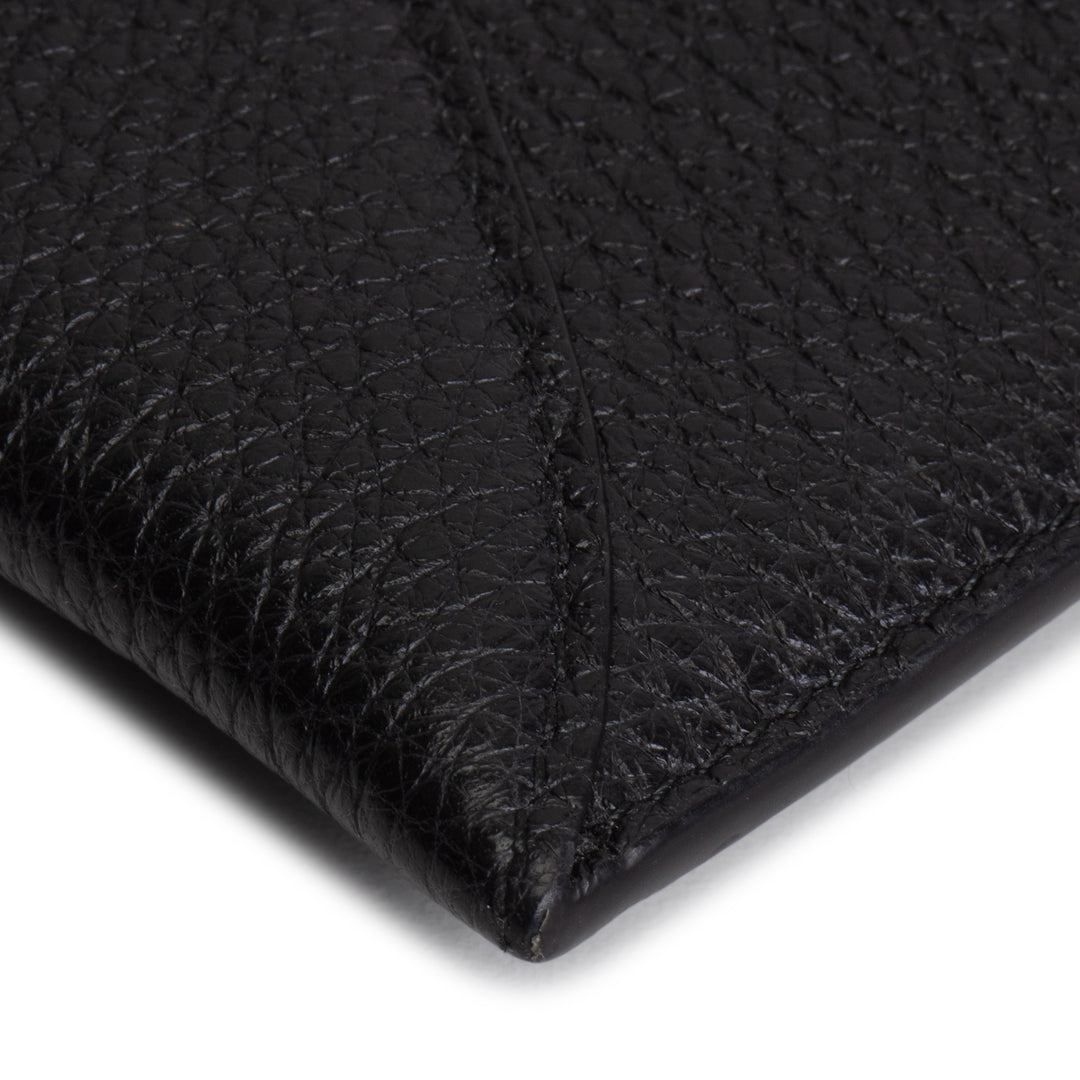 PRADA Pebbled Leather Envelope Pouch