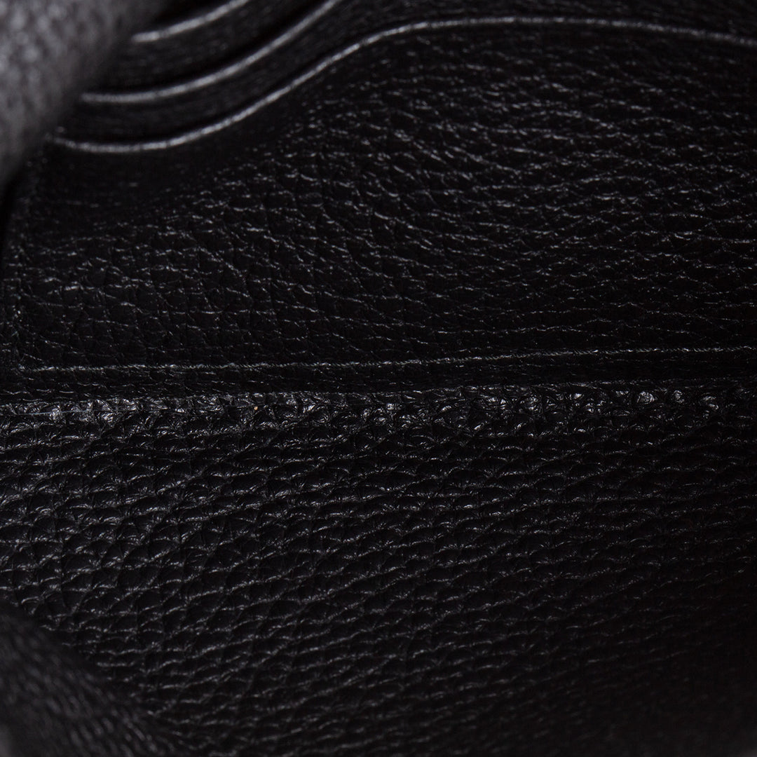 PRADA Pebbled Leather Envelope Pouch
