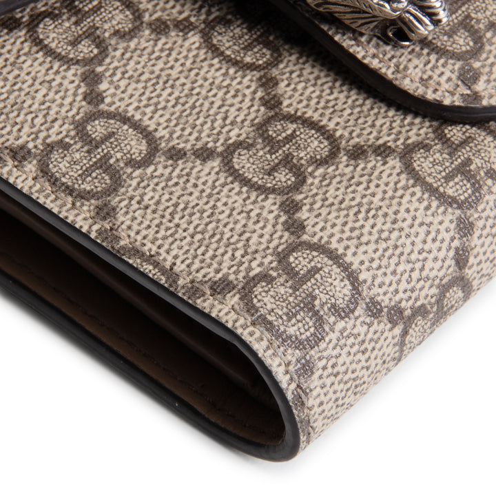 GUCCI GG Supreme Dionysus Compact Wallet