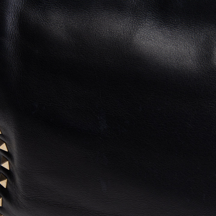 VALENTINO Rockstud Top Handle Bag - Black OUTLET FINAL SALE