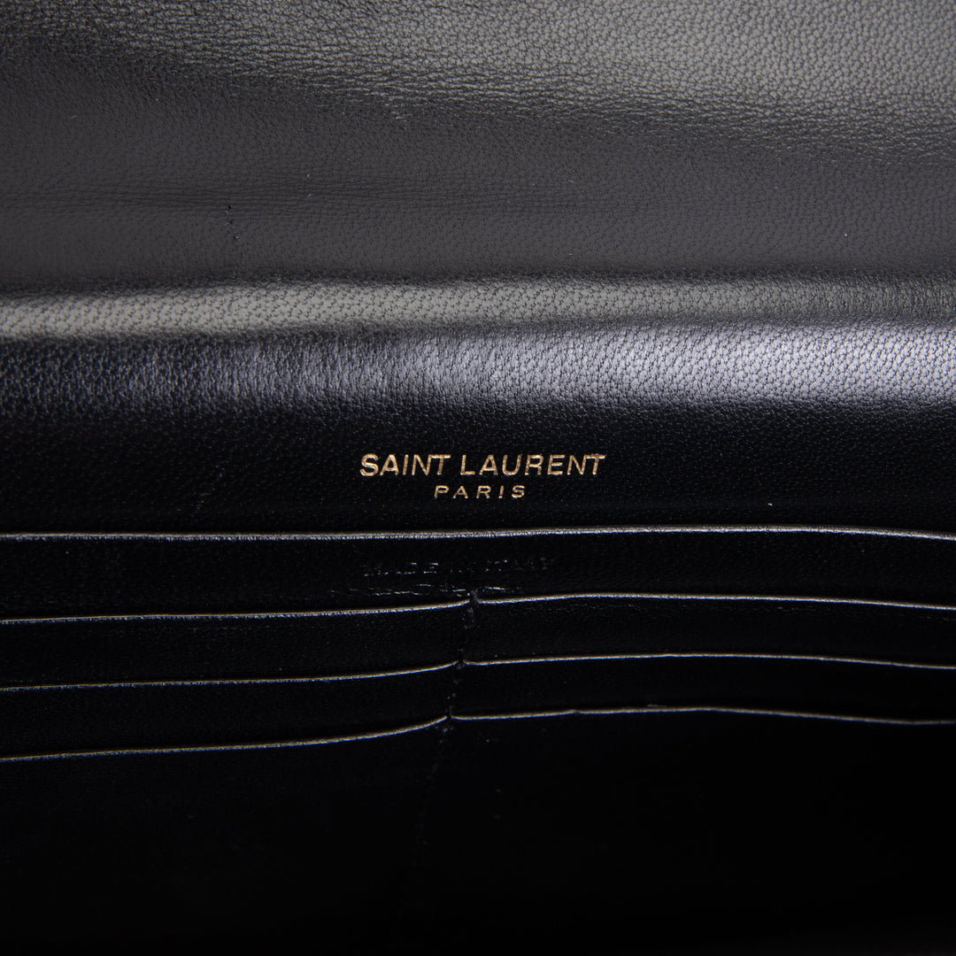 SAINT LAURENT Cassandre Envelope Chain Wallet