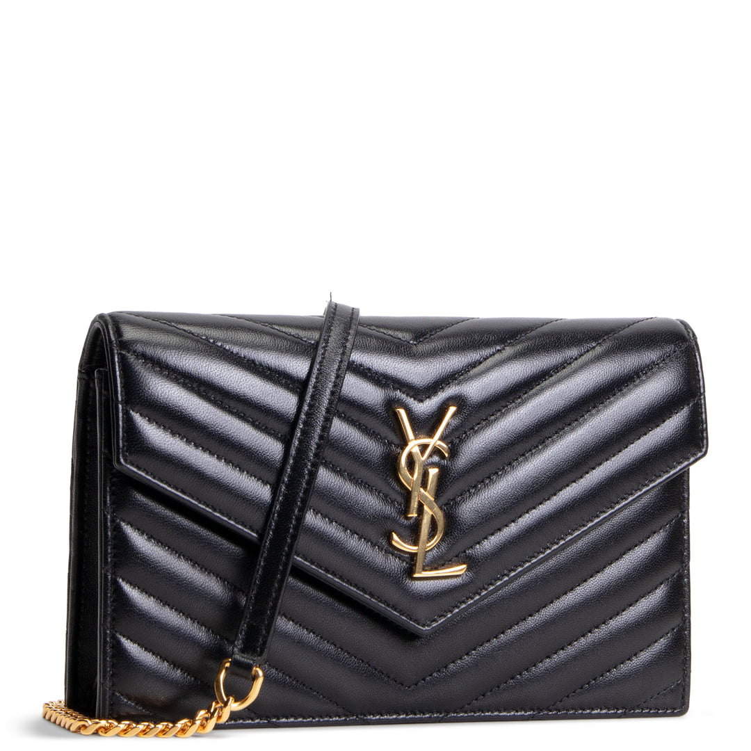 SAINT LAURENT Cassandre Envelope Chain Wallet