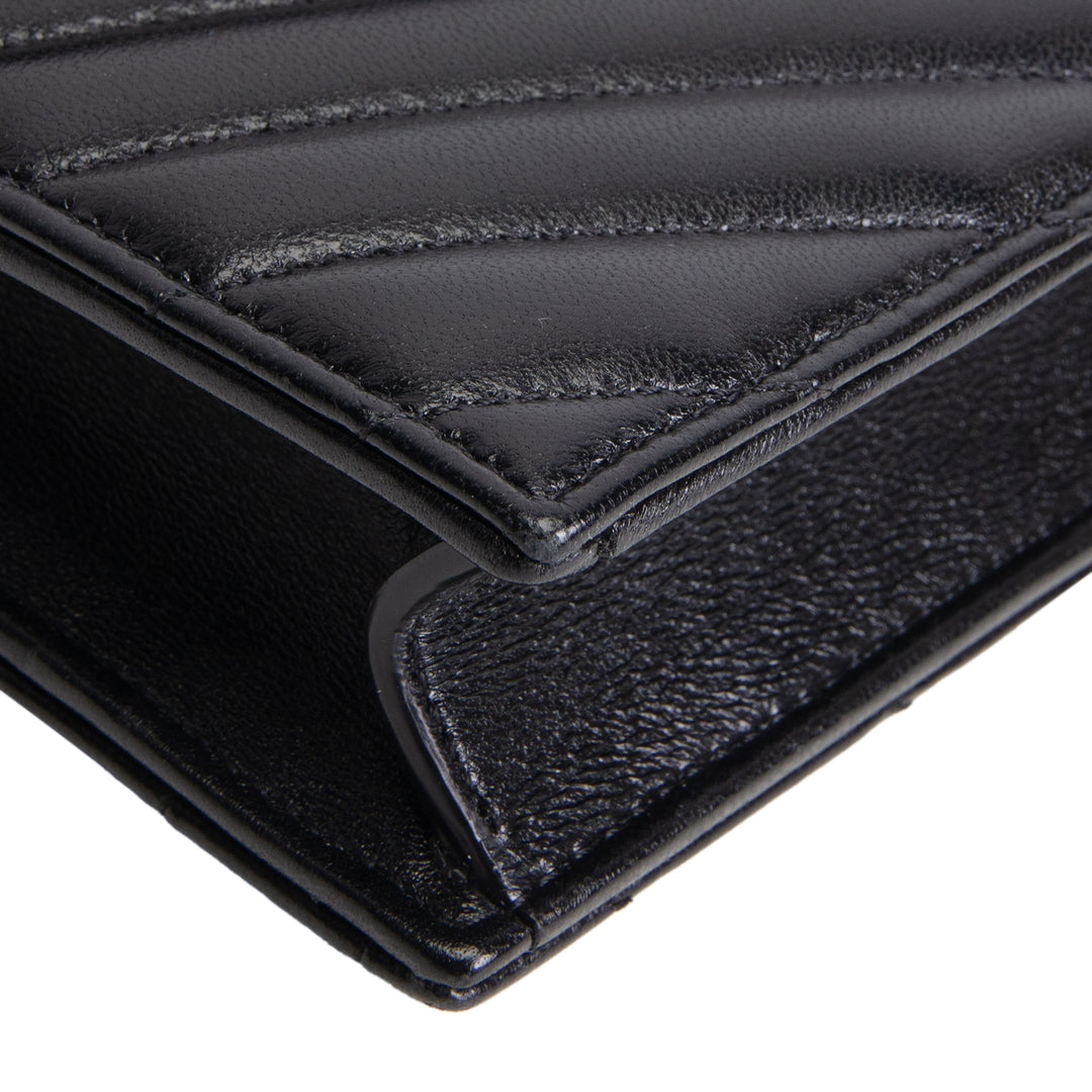 SAINT LAURENT Cassandre Envelope Chain Wallet