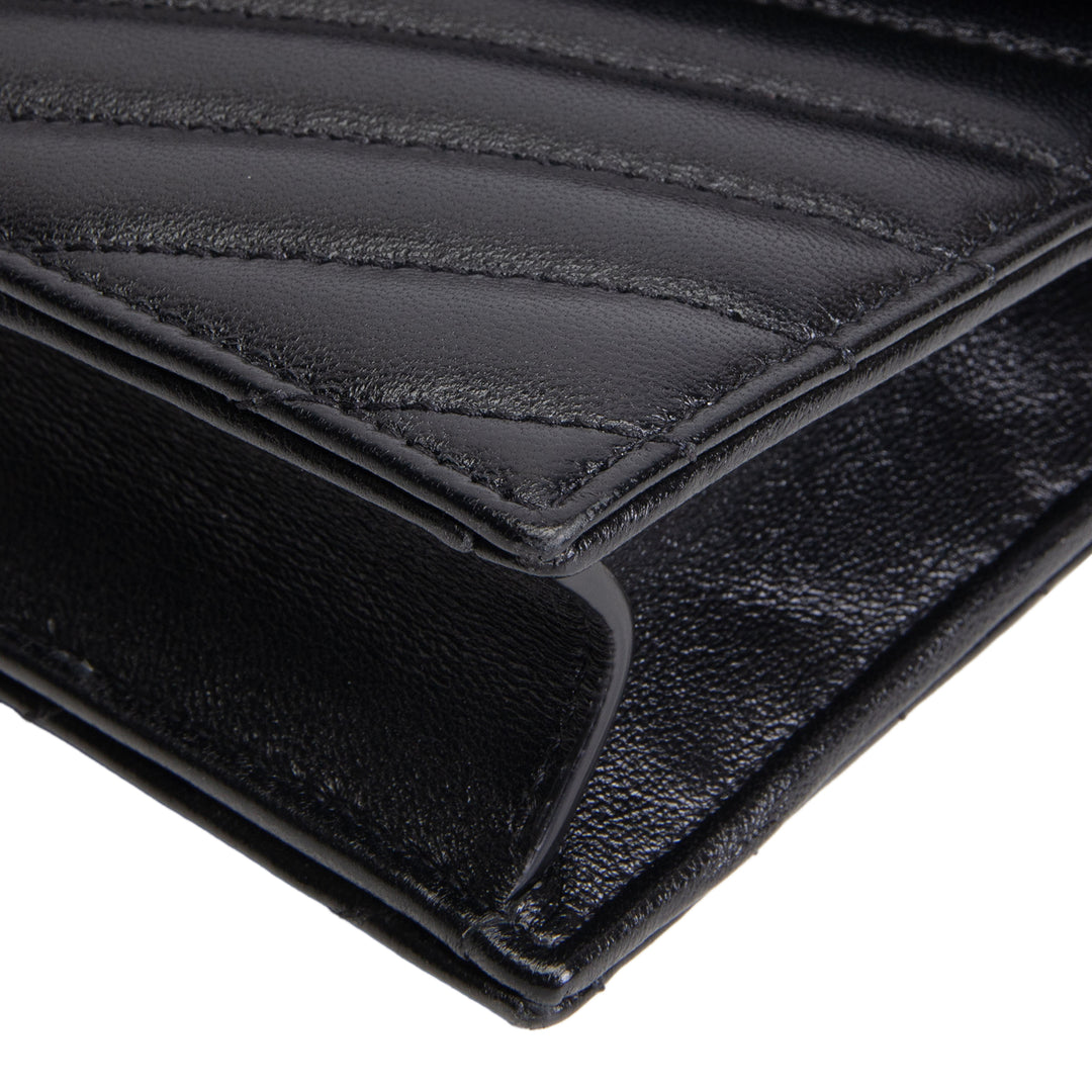 SAINT LAURENT Cassandre Envelope Chain Wallet