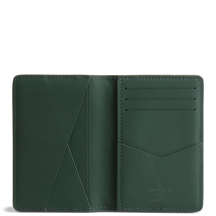 LOUIS VUITTON Taurillon Monogram Pocket Organizer - Green