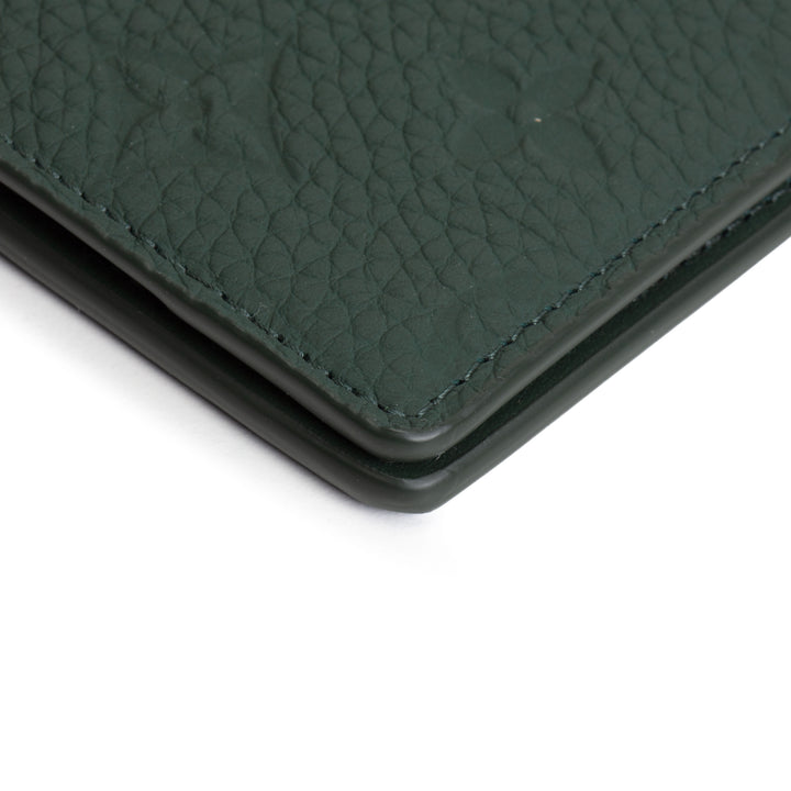 LOUIS VUITTON Taurillon Monogram Pocket Organizer - Green