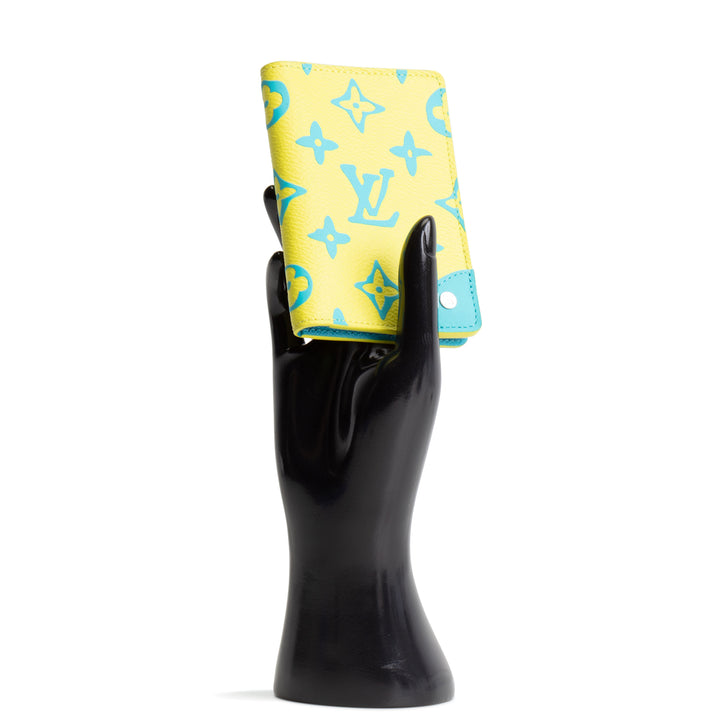 LOUIS VUITTON Monogram Playground Pocket Organizer - Yellow/Aqua