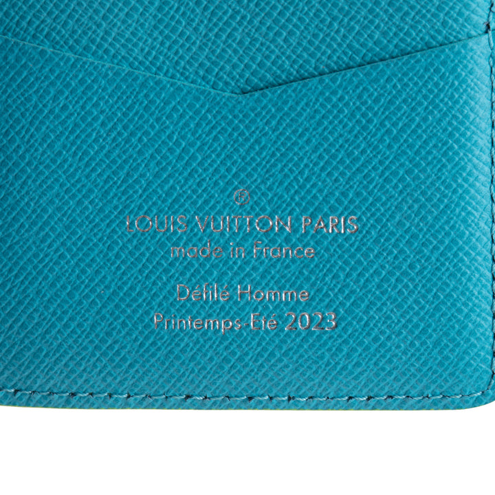 LOUIS VUITTON Monogram Playground Pocket Organizer - Yellow/Aqua