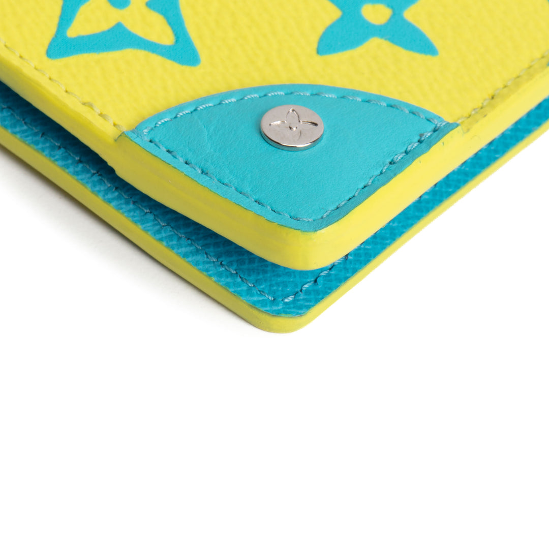 LOUIS VUITTON Monogram Playground Pocket Organizer - Yellow/Aqua