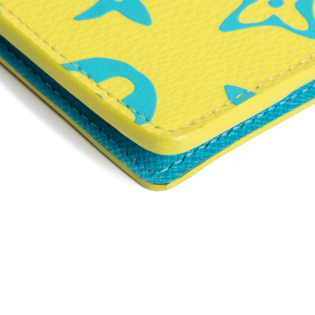 LOUIS VUITTON Monogram Playground Pocket Organizer - Yellow/Aqua