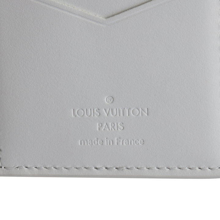 LOUIS VUITTON Taurillon Monogram Pocket Organizer - White