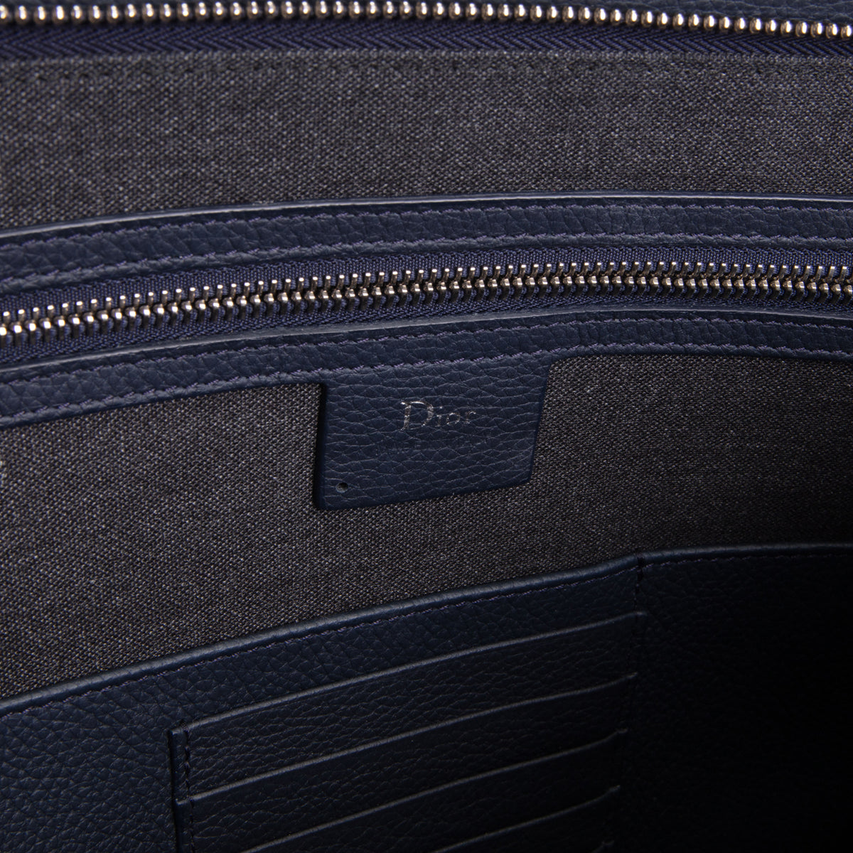 DIOR Flat Clutch - Navy