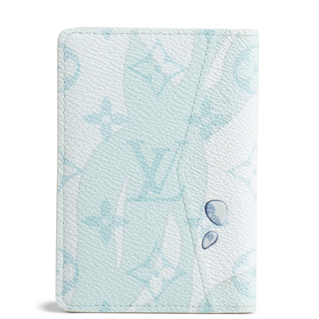 LOUIS VUITTON Monogram Aquagarden Pocket Organizer - Crystal Blue