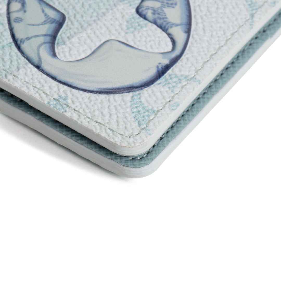 LOUIS VUITTON Monogram Aquagarden Pocket Organizer - Crystal Blue