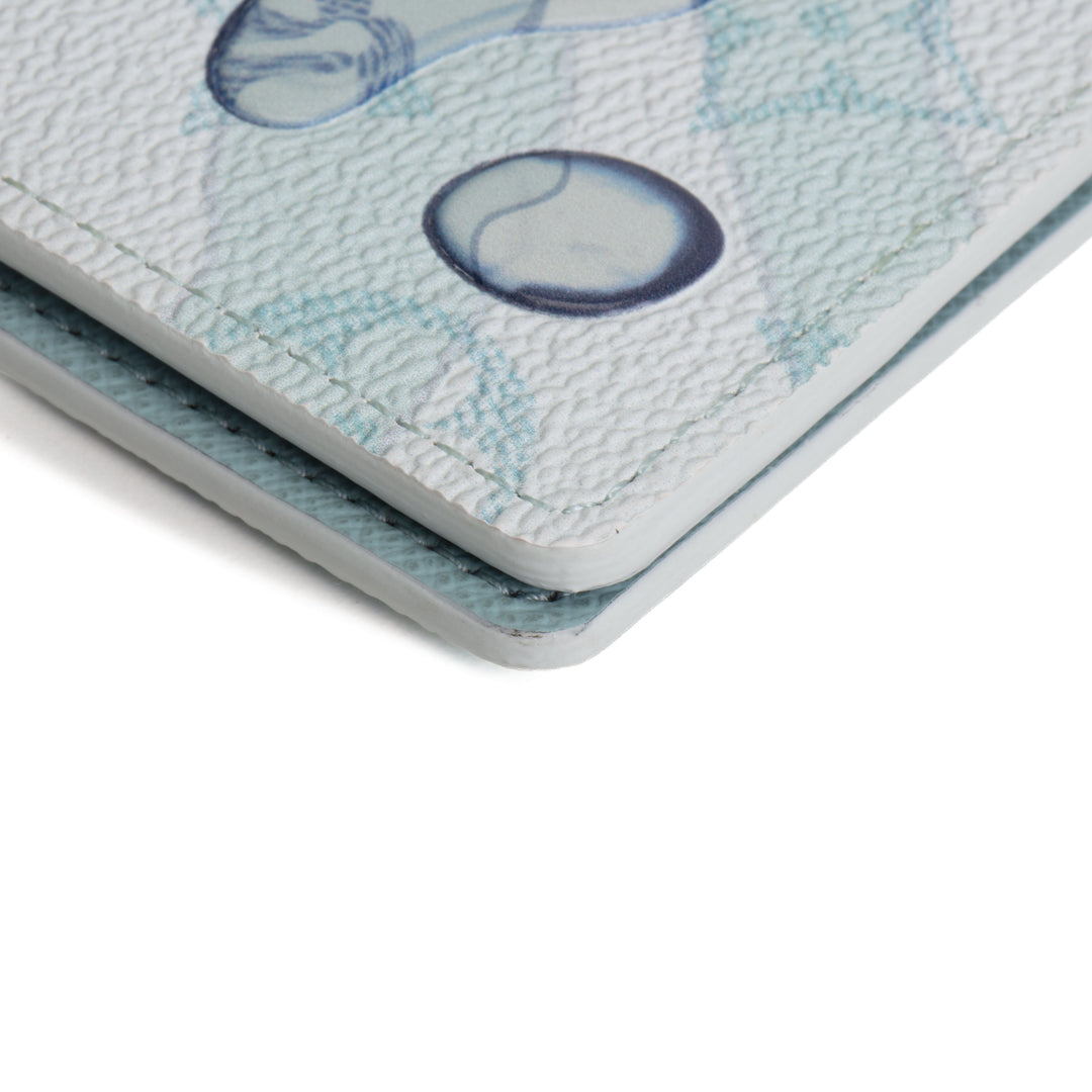 LOUIS VUITTON Monogram Aquagarden Pocket Organizer - Crystal Blue