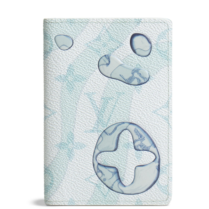 LOUIS VUITTON Monogram Aquagarden Pocket Organizer - Crystal Blue