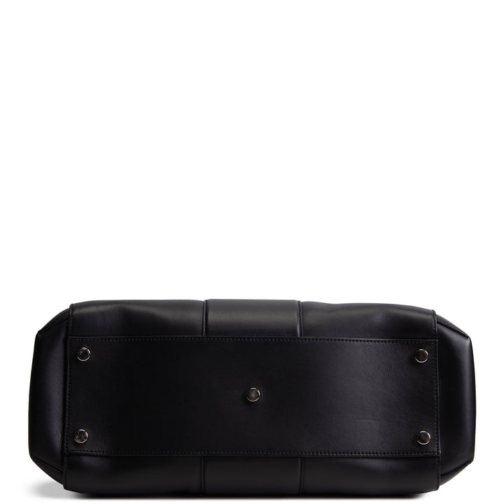 GUCCI Leather Lady Bamboo Tote - Black OUTLET FINAL SALE