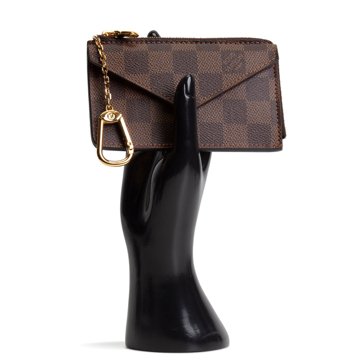LOUIS VUITTON Damier Ebene Recto Verso Card Holder