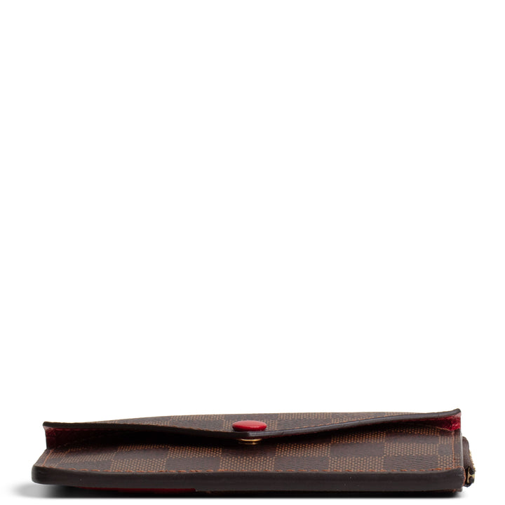 LOUIS VUITTON Damier Ebene Recto Verso Card Holder