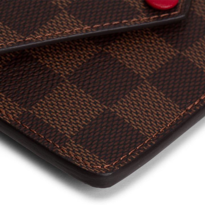 LOUIS VUITTON Damier Ebene Recto Verso Card Holder