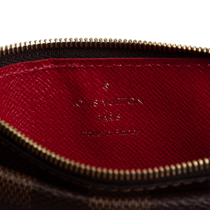 LOUIS VUITTON Damier Ebene Recto Verso Card Holder