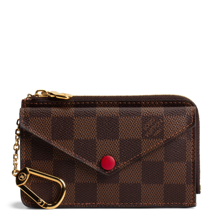LOUIS VUITTON Damier Ebene Recto Verso Card Holder