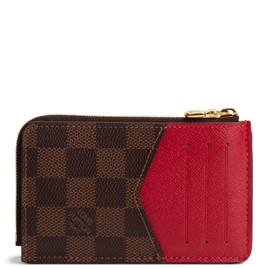 LOUIS VUITTON Damier Ebene Recto Verso Card Holder