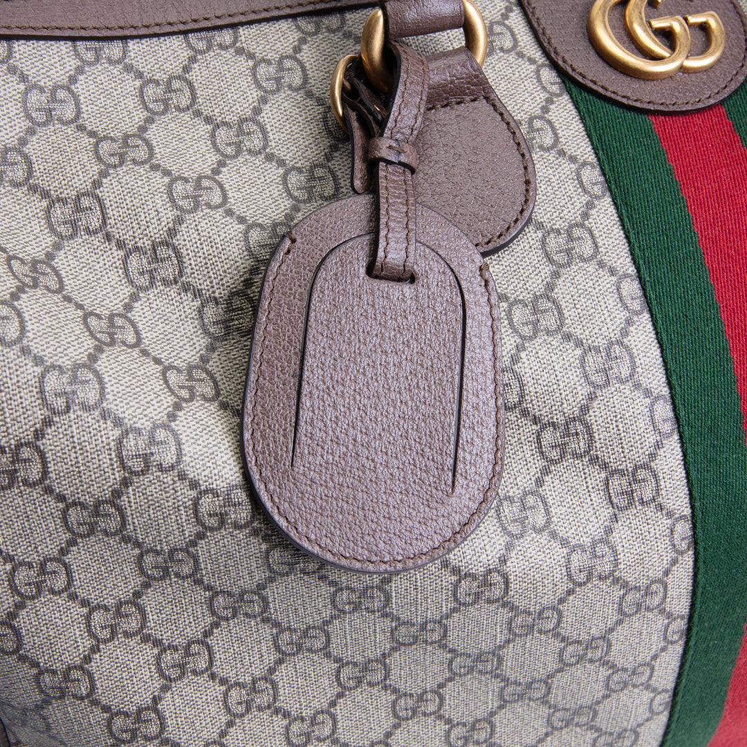 GUCCI GG Supreme Ophidia Medium Duffle Bag