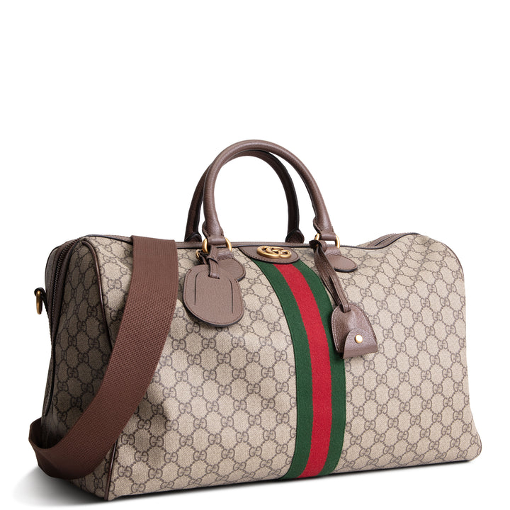 GUCCI GG Supreme Ophidia Medium Duffle Bag