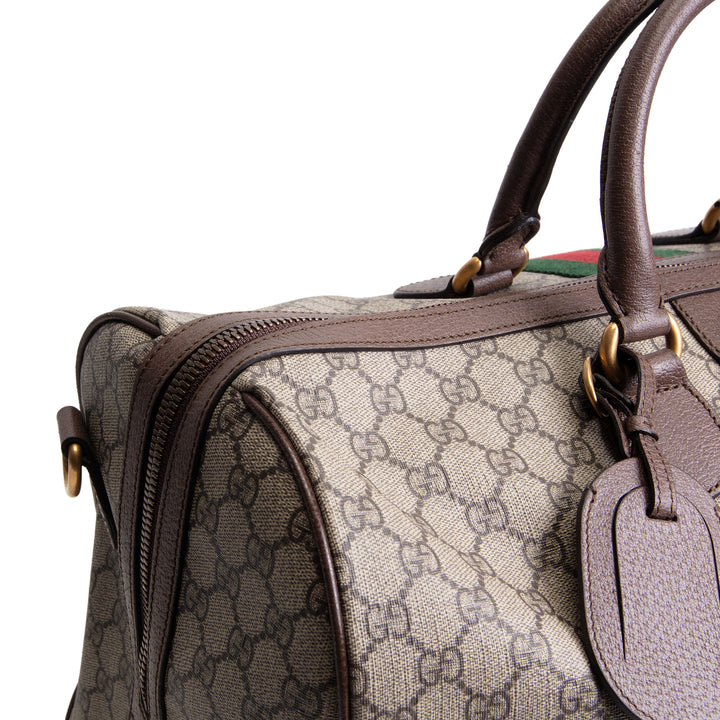 GUCCI GG Supreme Ophidia Medium Duffle Bag