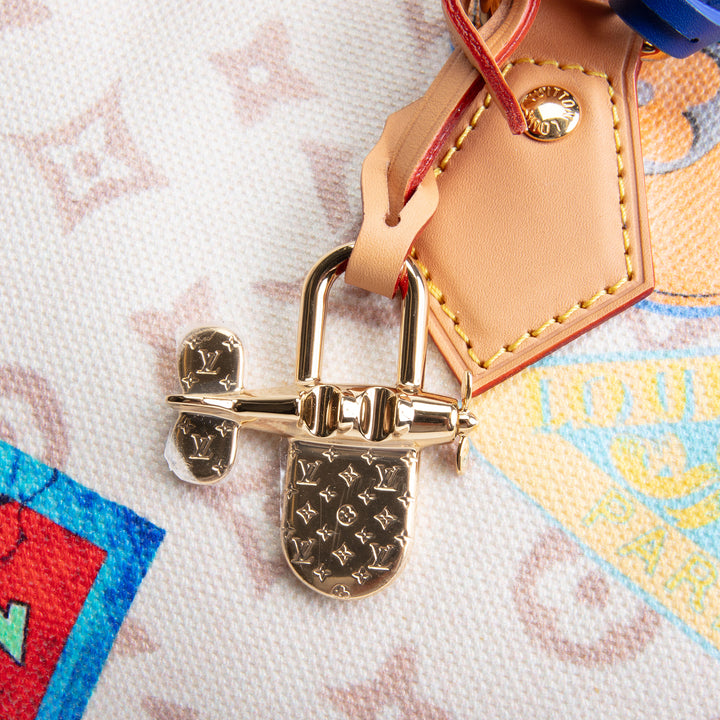 LOUIS VUITTON Speedy Soft 30 - Canvas Monogram Dune w/ Patchwork