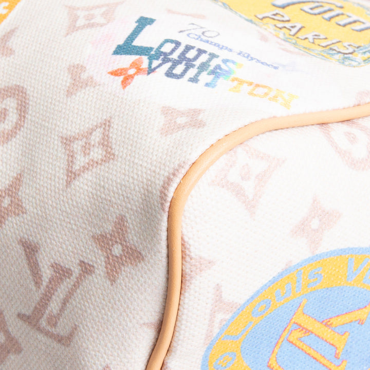 LOUIS VUITTON Speedy Soft 30 - Canvas Monogram Dune w/ Patchwork