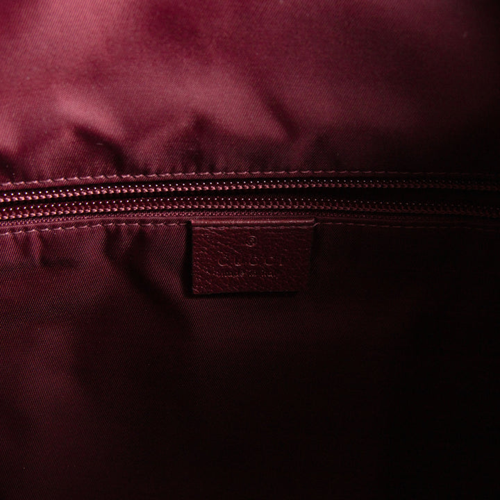 GUCCI Large GG Canvas Alpina Trekking Backpack - Burgundy