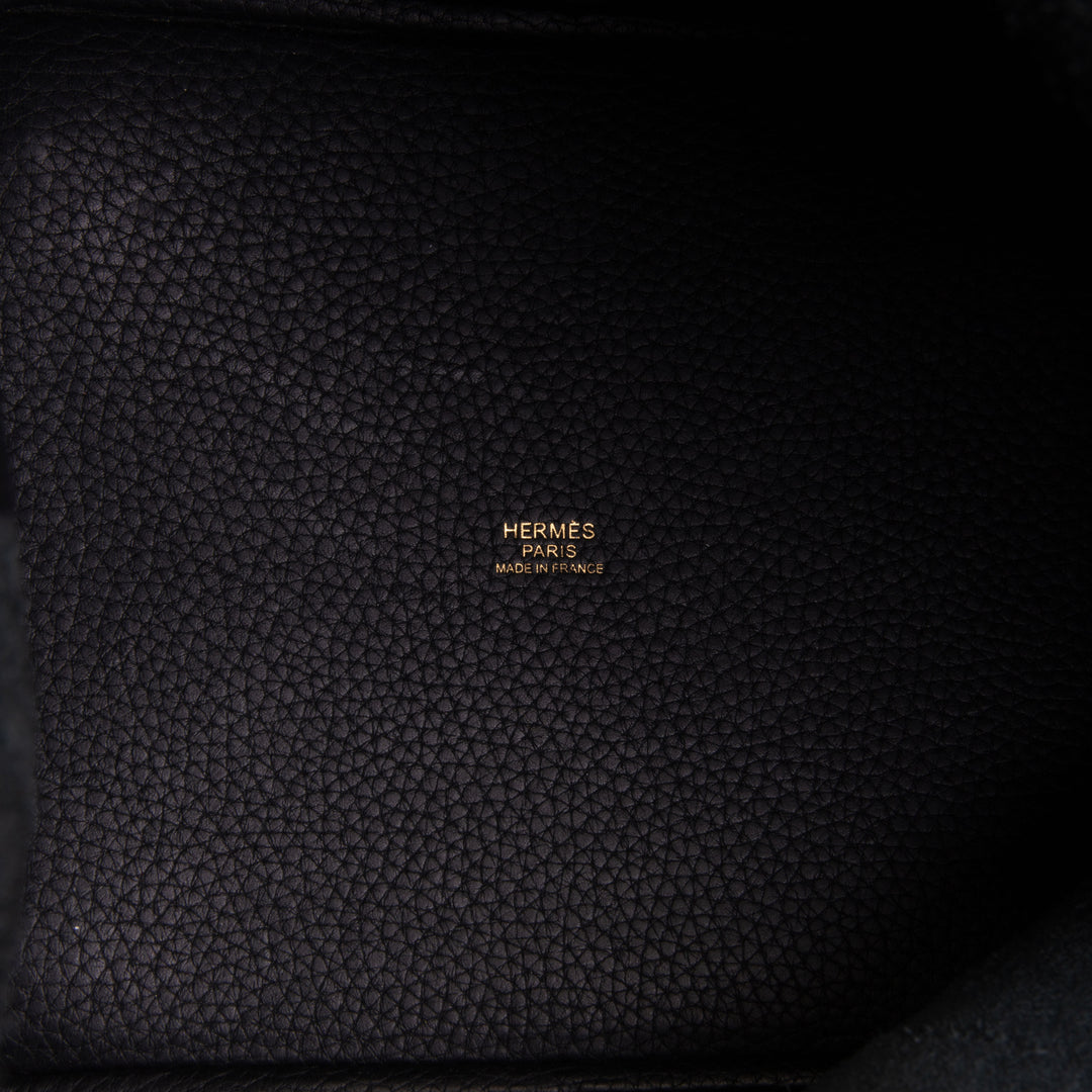 HERMES Clemence Picotin Lock 22 - Black/ Noir