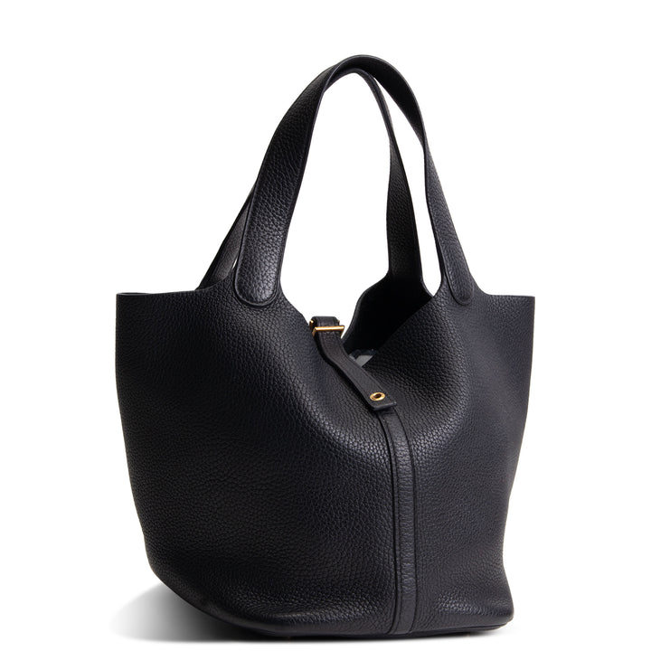 HERMES Clemence Picotin Lock 22 - Black/ Noir