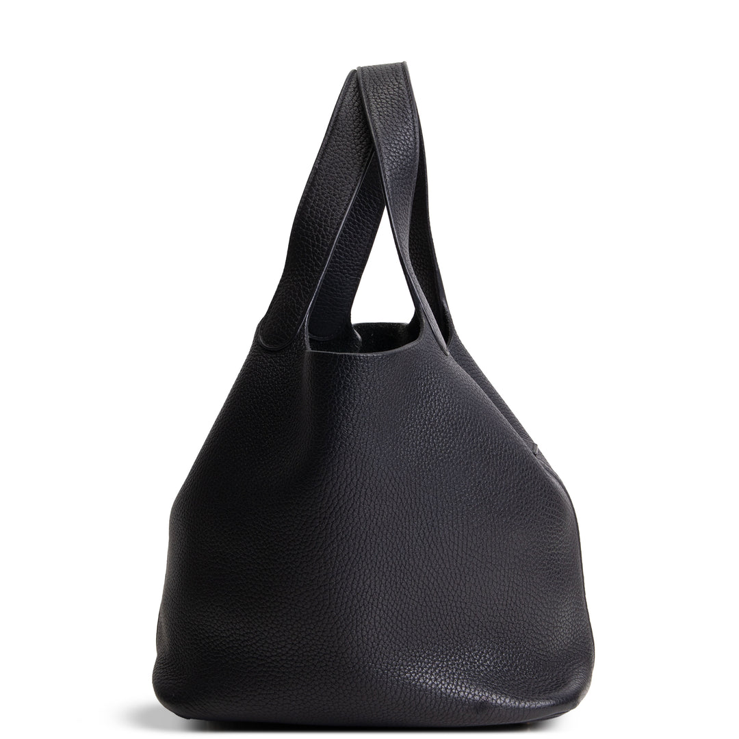 HERMES Clemence Picotin Lock 22 - Black/ Noir
