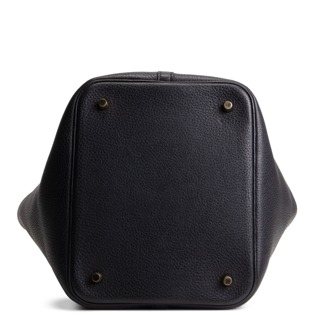 HERMES Clemence Picotin Lock 22 - Black/ Noir