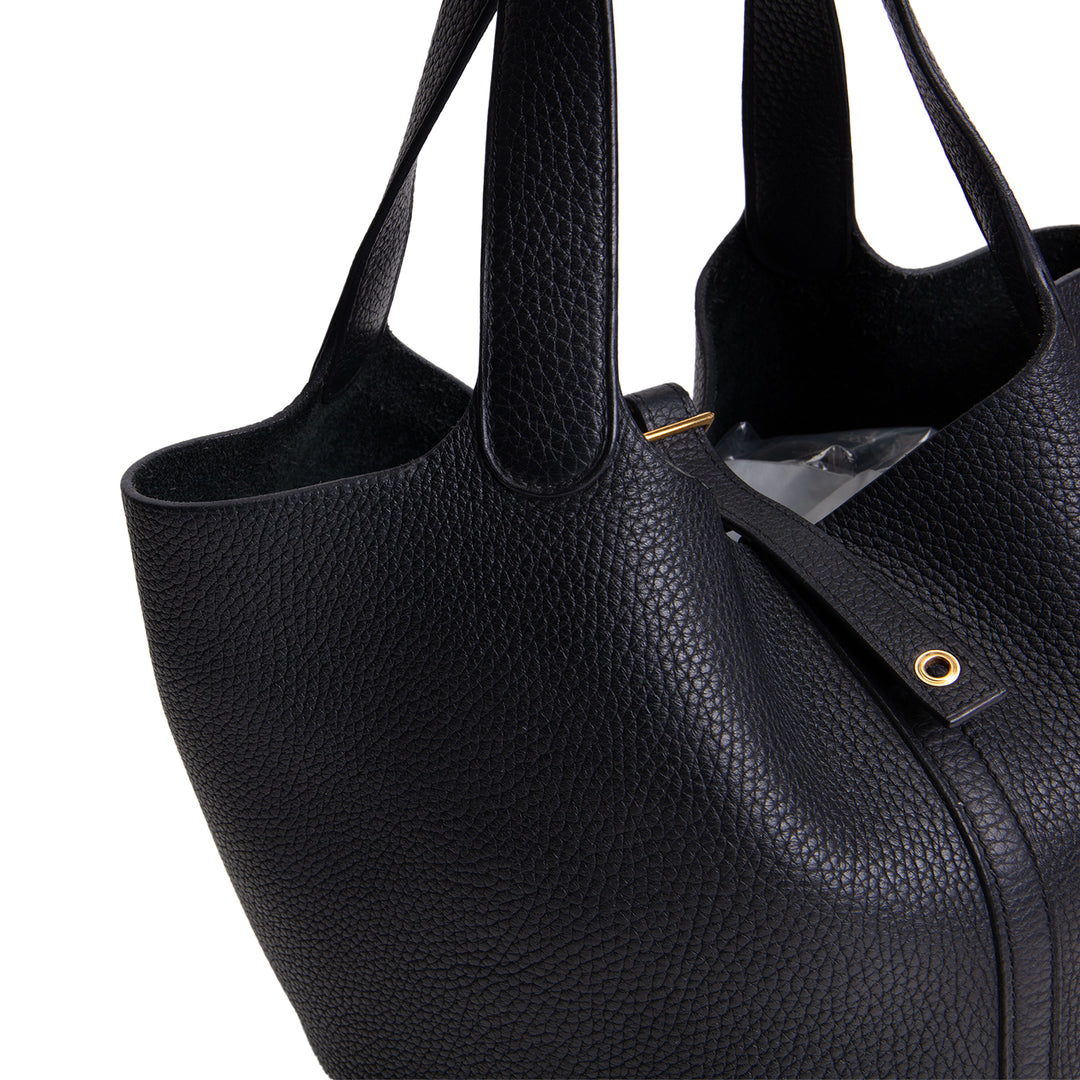 HERMES Clemence Picotin Lock 22 - Black/ Noir
