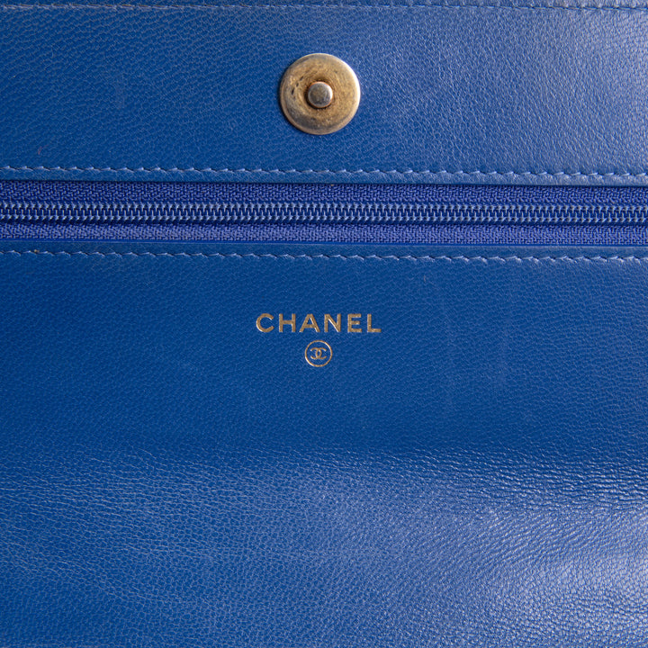 CHANEL 19 Wallet on Chain - Navy OUTLET FINAL SALE