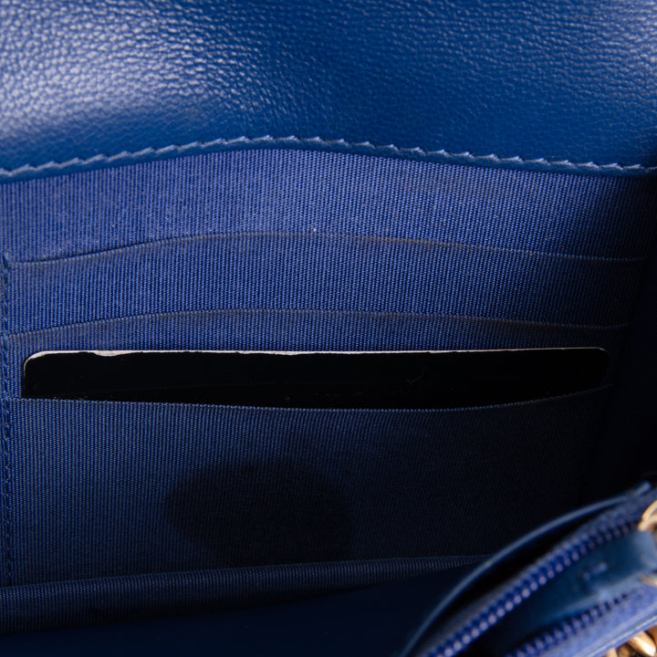 CHANEL 19 Wallet on Chain - Navy OUTLET FINAL SALE