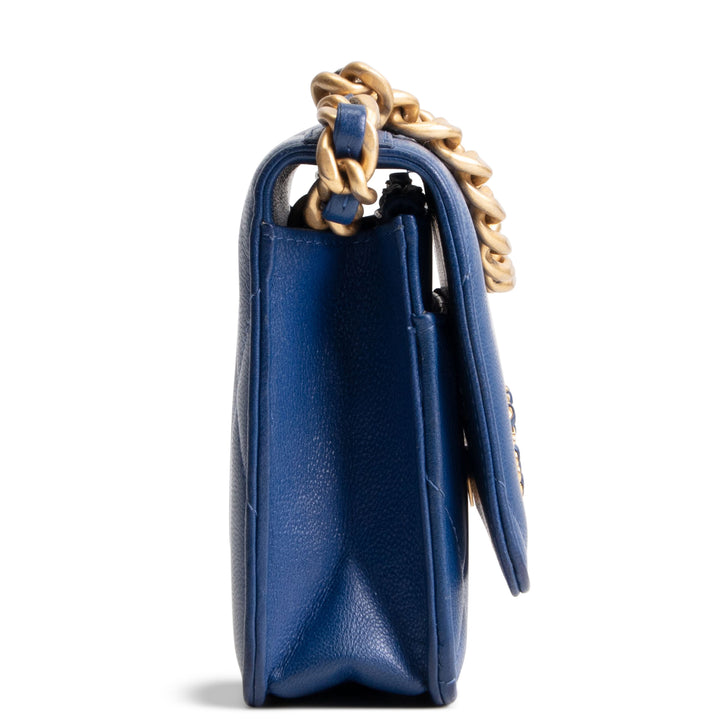 CHANEL 19 Wallet on Chain - Navy OUTLET FINAL SALE