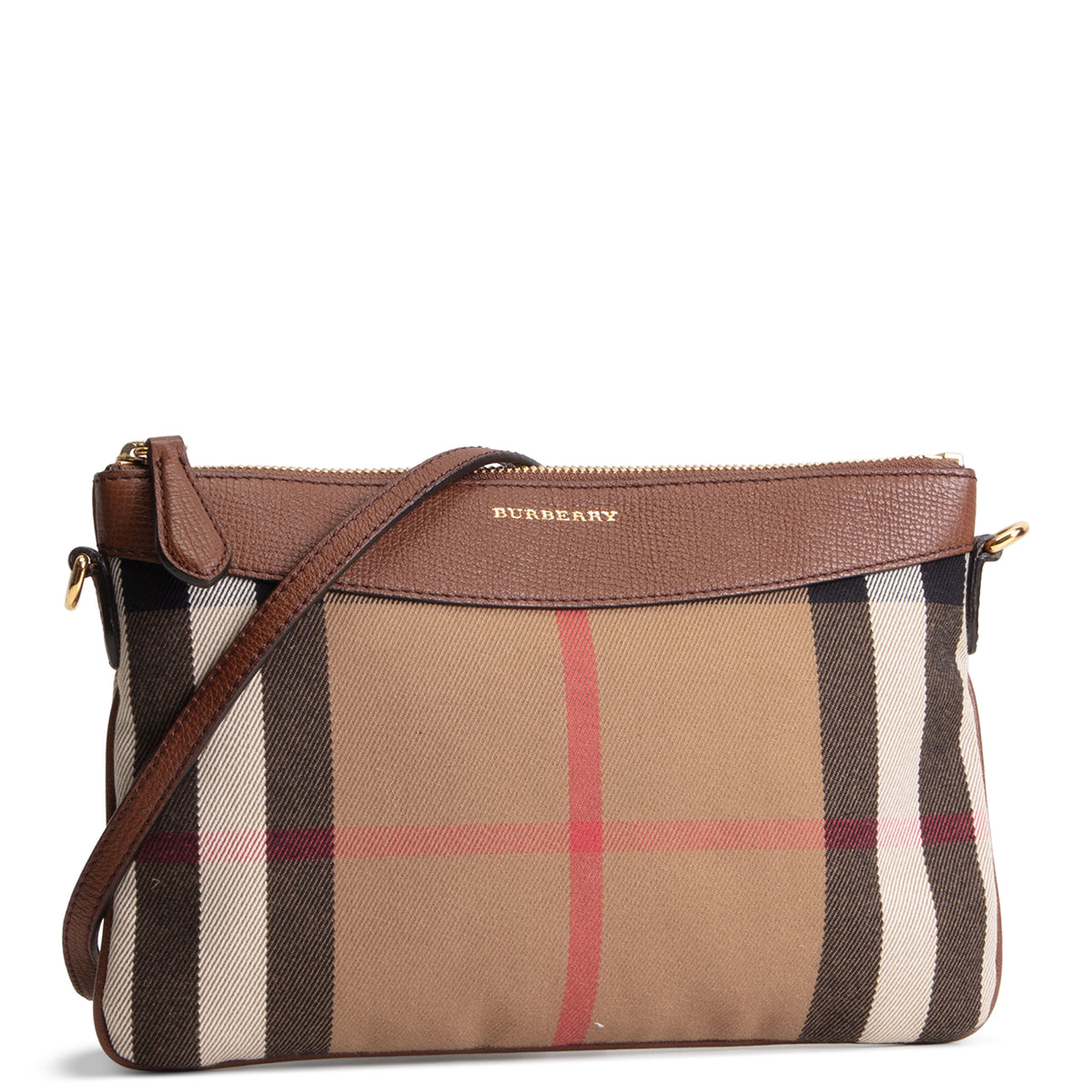 BURBERRY Derby Peyton House Check Crossbody Bag
