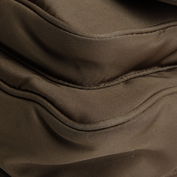 SAINT LAURENT Nylon Niki Messenger Bag - Olive Green