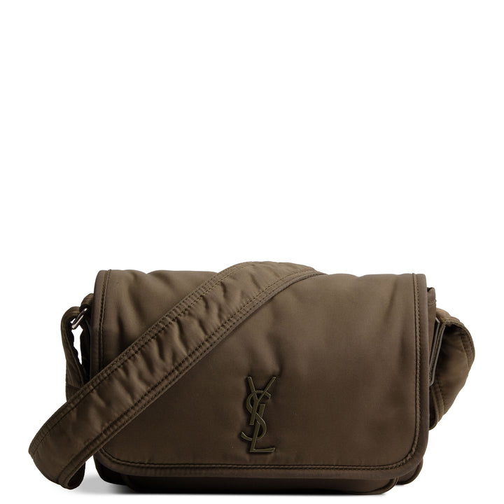 SAINT LAURENT Nylon Niki Messenger Bag - Olive Green