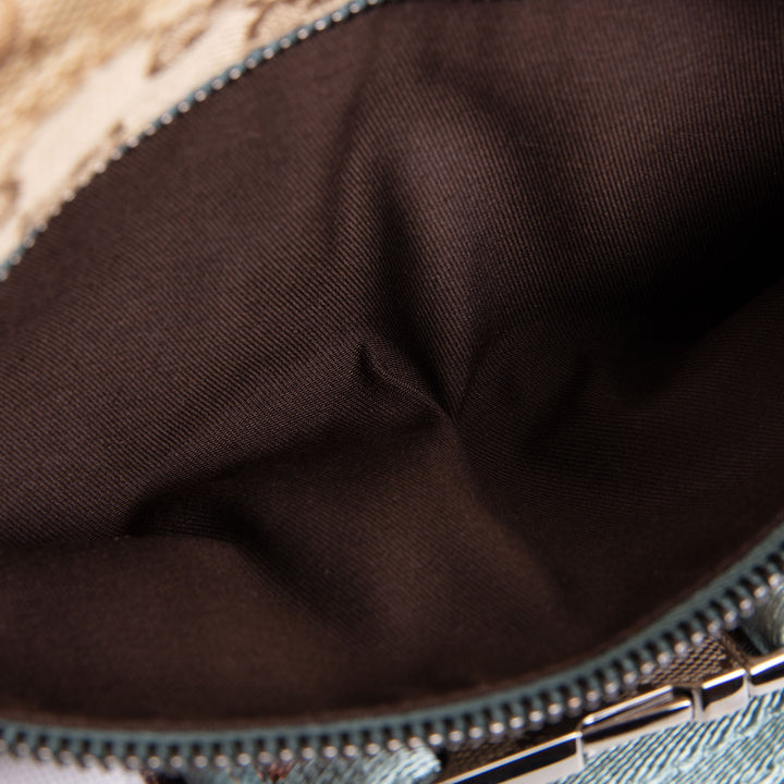 GUCCI GG Canvas Double Belt Bag