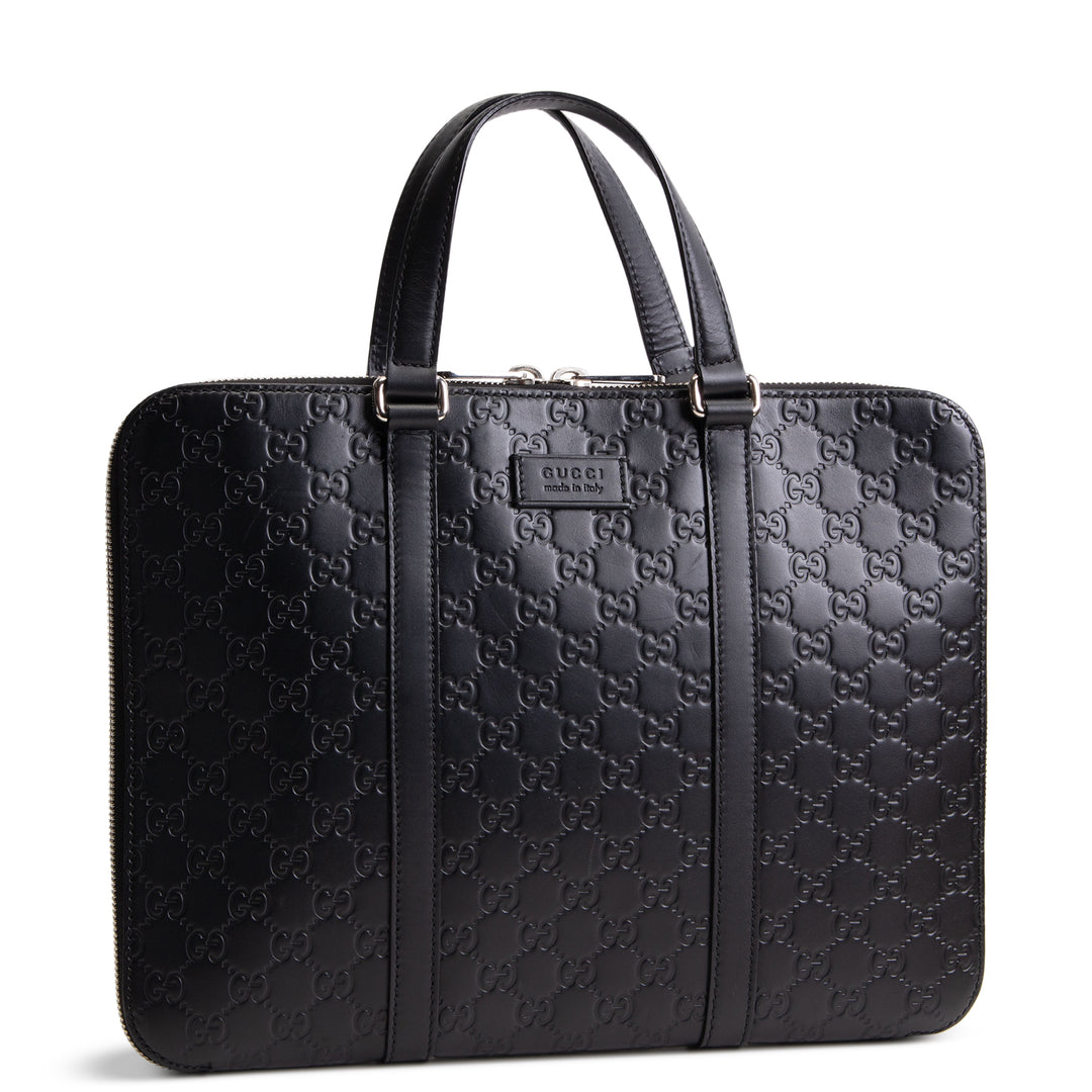 GUCCI Guccissima Laptop Case - Black