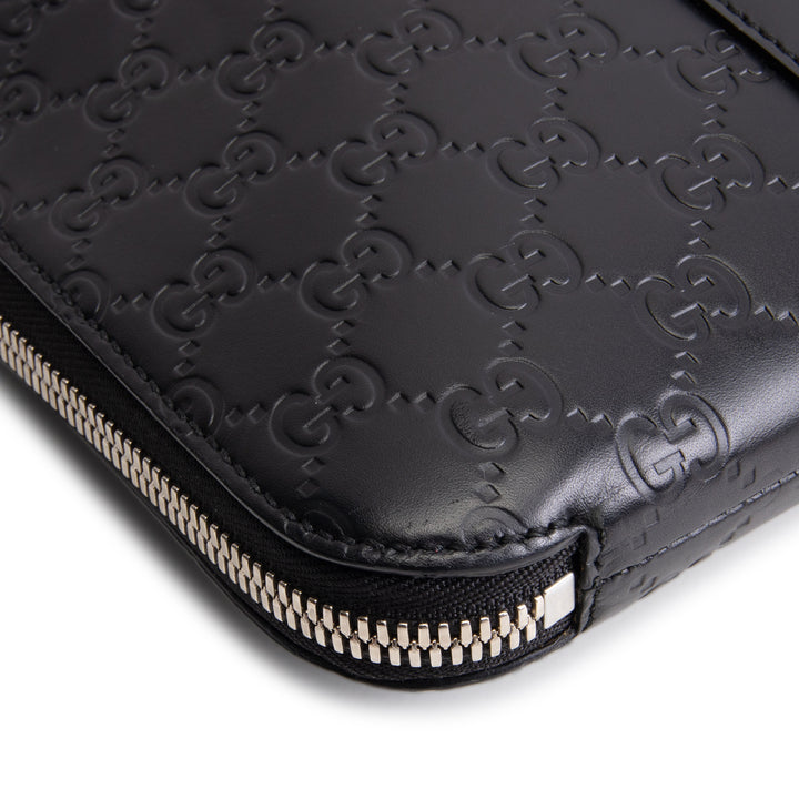 GUCCI Guccissima Laptop Case - Black