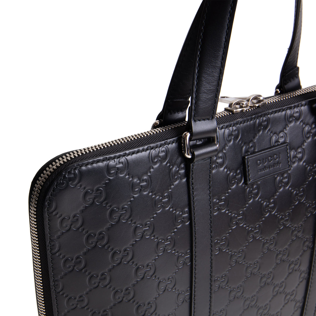 GUCCI Guccissima Laptop Case - Black