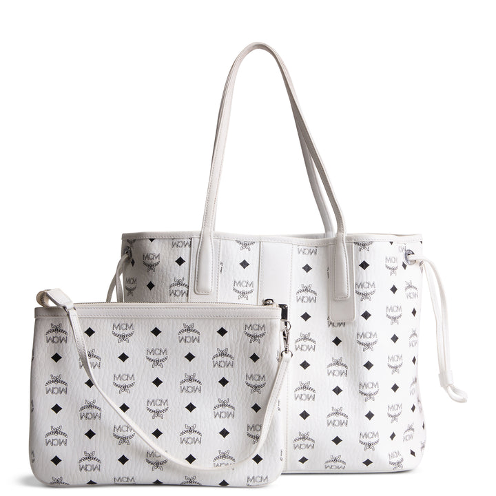 MCM Liz Visetos Reversible Tote w/ Pouch