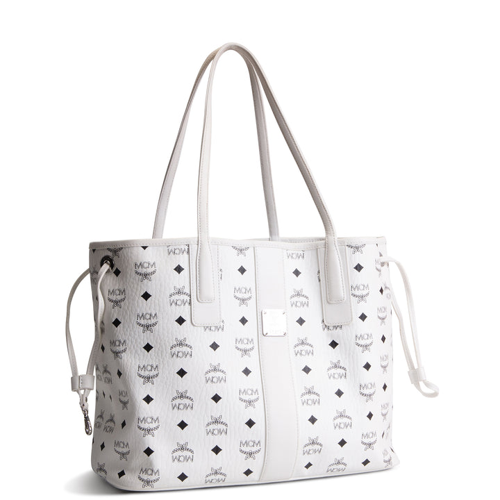 MCM Liz Visetos Reversible Tote w/ Pouch